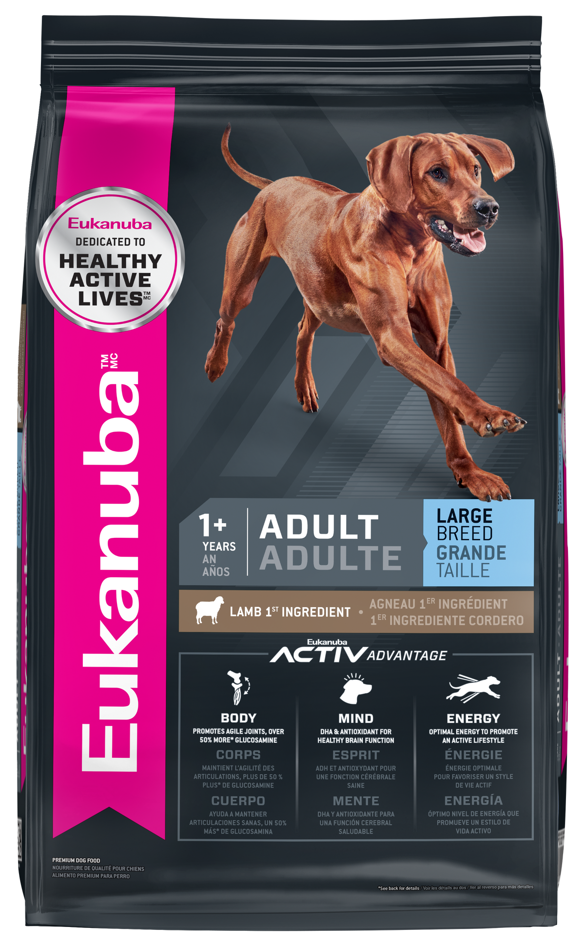 Eukanuba™ Adult Large Breed - Lamb 1st Ingredient Dry Dog Food, 15 lb