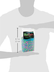 GloFish Aquarium Gravel, Pink/Green/Blue Mix, Complements Tanks, 5 Pounds