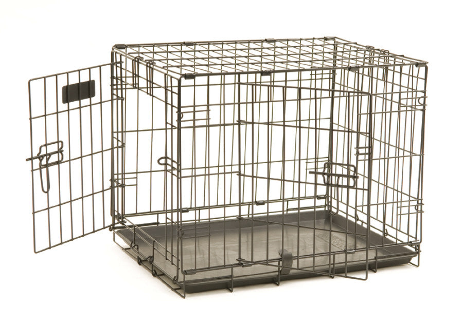 Precision Pet Products Two Door Provalue Wire Dog Crate, For Pets 50-70 lbs, With 5-Point Locking System