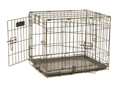 Precision Pet Products Two Door Provalue Wire Dog Crate, For Pets 50-70 lbs, With 5-Point Locking System