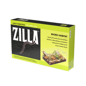 Zilla Micro Habitat Terrariums with Locking Latch