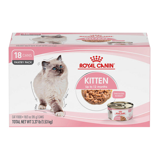 Royal Canin® Feline Health Nutrition™ Kitten Thin Slices In Gravy Canned Cat Food, 3 oz, 18-Pack
