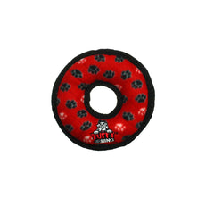 TUFFY - World's Tuffest Soft Dog Toy -Junior Ring-Squeakers -Multiple Layers.Made Durable, Strong & Tough.Interactive Play(Tug, Toss & Fetch).Machine Washable & Floats