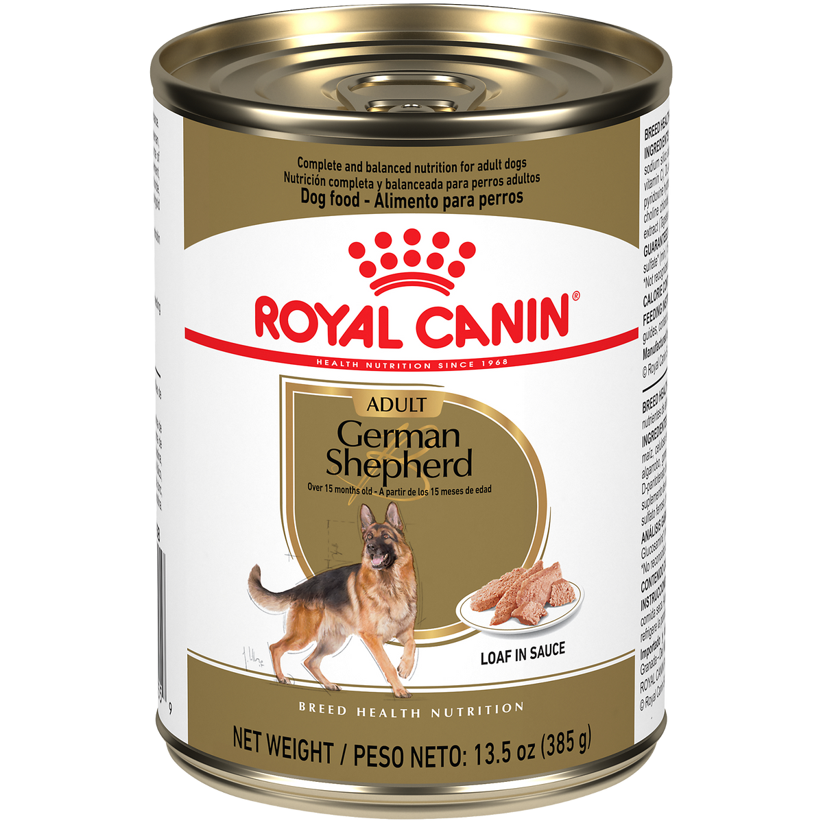 Royal Canin® Breed Health Nutrition® German Shepherd Adult Loaf in Sauce Dog Food, 13.5 oz