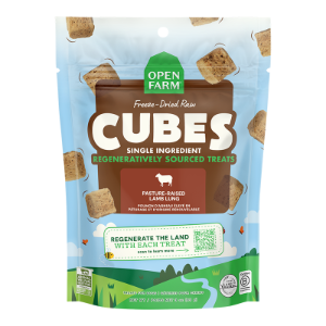 OPEN FARM DOG FREEZE-DRIED RAW REGENERATIVELY SOURCED LAMB LUNG 3OZ