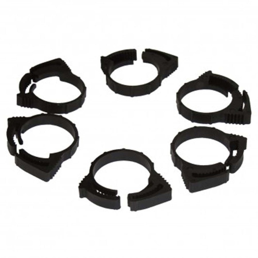 Two Little Fishies  6-Piece Plastic Hose Clamp Set
