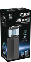 Sicce Shark Nano Protein Skimmer 150 up to 40 Gallon Saltwater Aquariums | Ultra Quiet Pump, Adjustable, Compact, Small Aquarium Marine Reef Tank