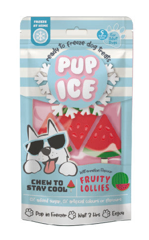 SPOT Pup Ice- Ready to Freeze at Home Dog Treats-Edible Chews for Medium Breed Dogs & Puppies