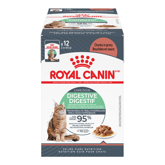 Royal Canin® Feline Care Nutrition™ Digestive Care Chunks in Gravy Pouch Cat Food, 3 oz
