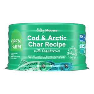 OPEN FARM DOG GRAIN FREE COD ARCTIC CHAR CRANBERRY 7OZ 24 PACK
