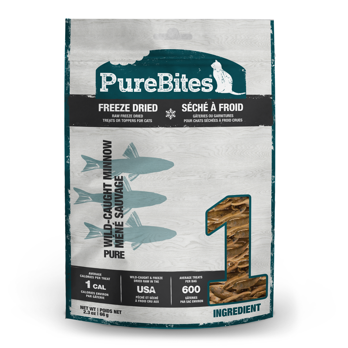 Freeze Dried Cat Treats, Minnow,