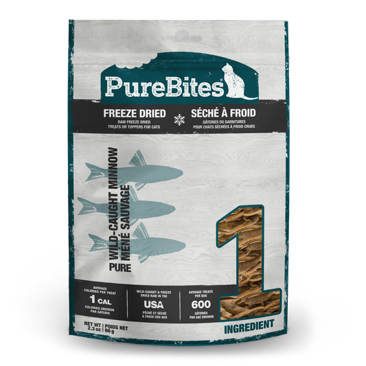 Freeze Dried Cat Treats, Minnow,