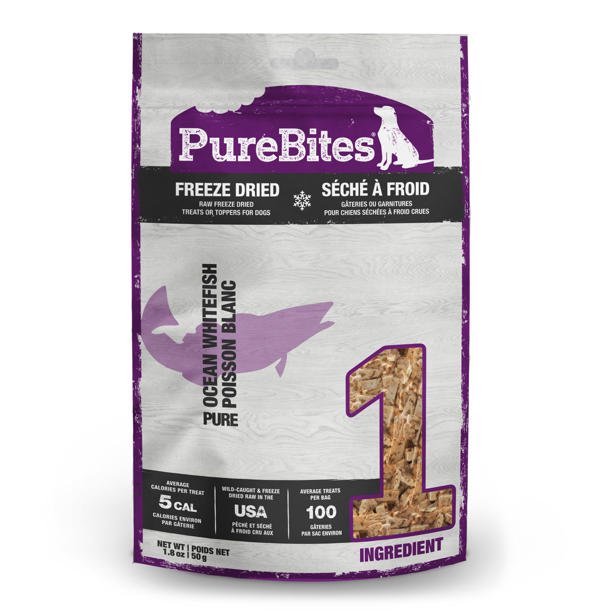 Freeze Dried Dog Treats, Whitefish