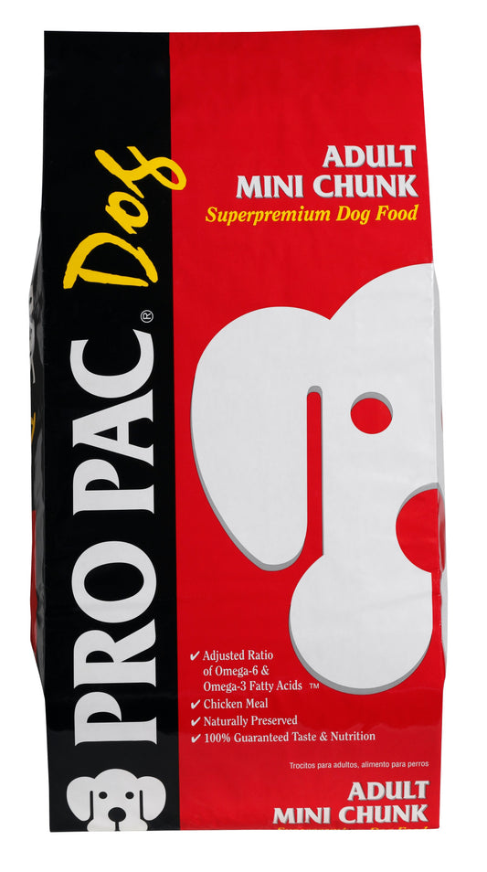 Pro Pac Adult Mini Chunk Superpremium Dry Dog Food