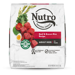 Nutro Natural Choice Adult Dry Dog Food, Beef and Brown Rice Recipe