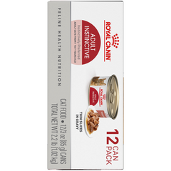 Royal Canin® Feline Health Nutrition™ Adult Instinctive Thin Slices In Gravy Canned Cat Food, 3 oz, 12-Pack