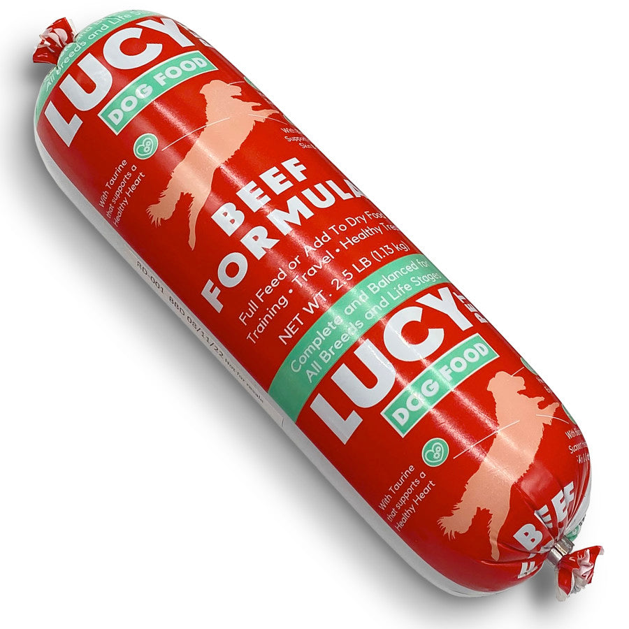 Lucy Pet Products Dog Food Roll Beef