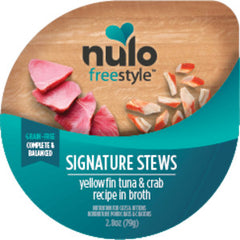 Nulo Freestyle Cat & Kitten Wet Cat Food Signature Stew, Premium All Natural Grain-Free Cat Food Topper with No Added Minerals or Preservatives and High Animal-Based Protein (24 Count)