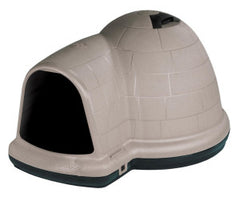 Petmate Medium Dog House Outdoor Weatherproof - Indigo Igloo Dog House, 90% Recycled, Made in USA