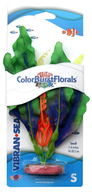 Blue Ribbon Pet Products Colorburst Florals Betta Silk Aquarium Plant SM