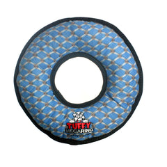 TUFFY - World's Tuffest Soft Dog Toy - MEGA Ring Brick- Squeakers -Multiple Layers. Made Durable, Strong & Tough. Interactive Play (Tug, Toss & Fetch). Machine Washable & Floats.