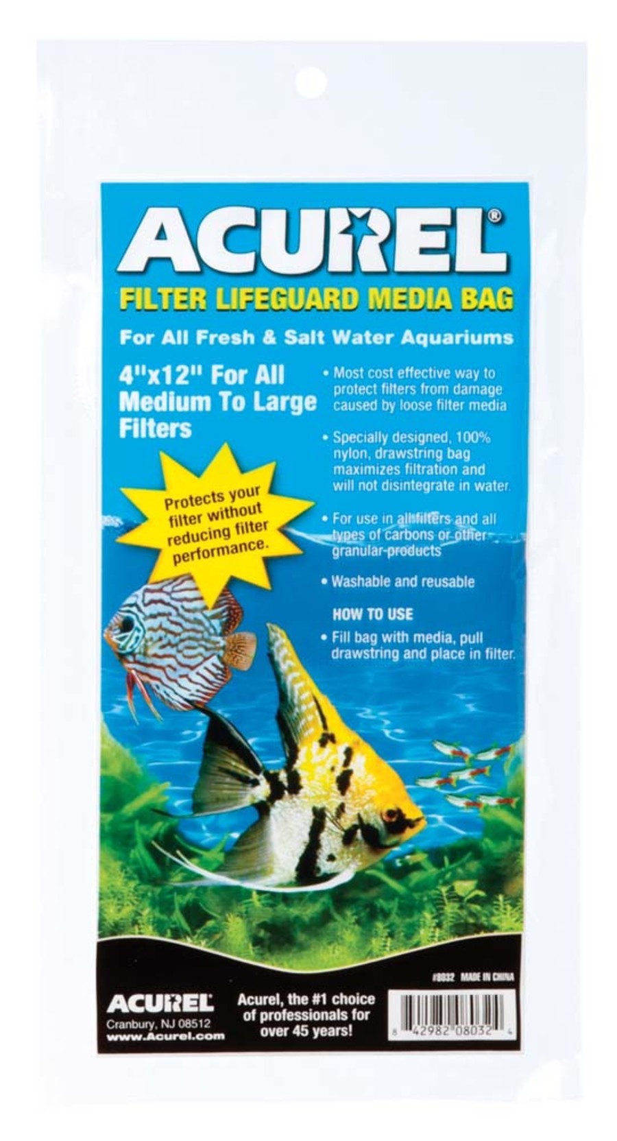 Acurel Filter Drawstring Lifeguard Media Bag