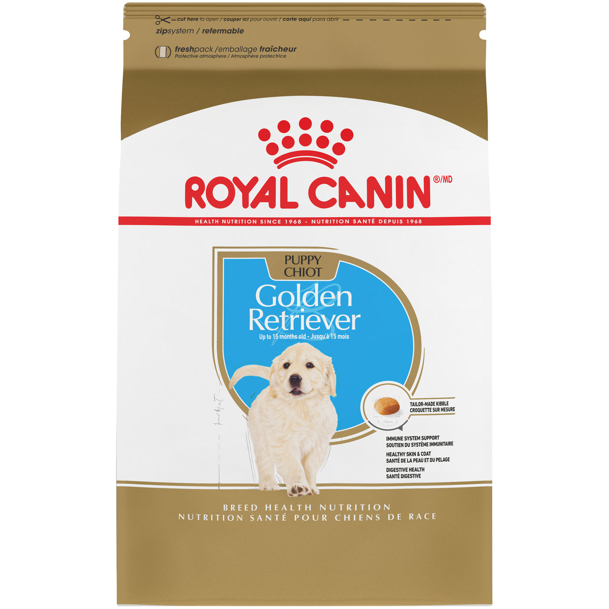 Royal Canin® Breed Health Nutrition® Golden Retriever Puppy Dry Dog Food, 30 lb