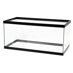 Aqueon Standard Glass Rectangle Aquarium Clear Silicone, Black