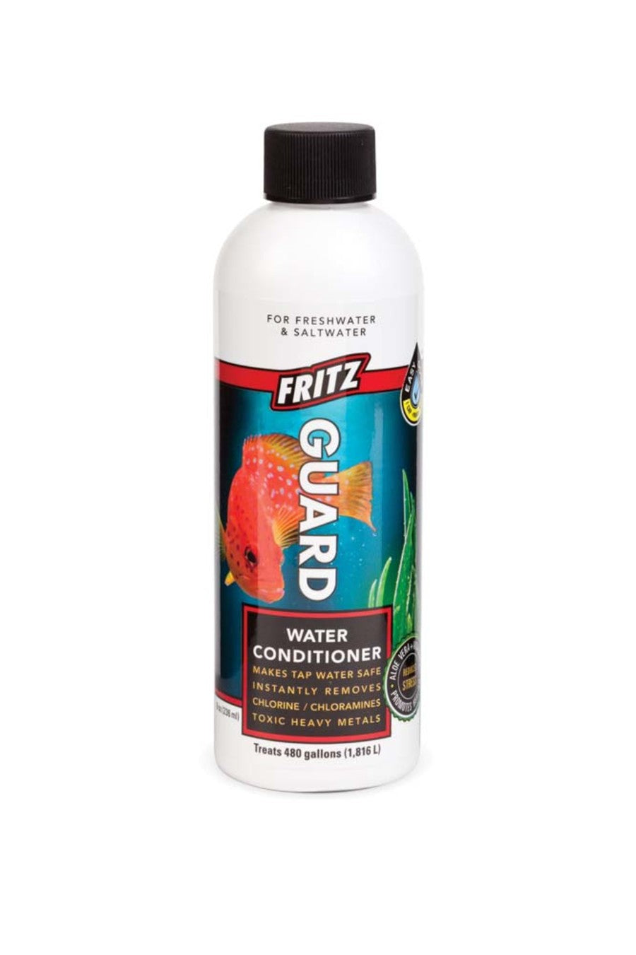 Fritz Aquatics FritzGuard Water Conditioner/Dechlorinator Makes Tap Water Safe for Fresh & Salt Water Aquariums