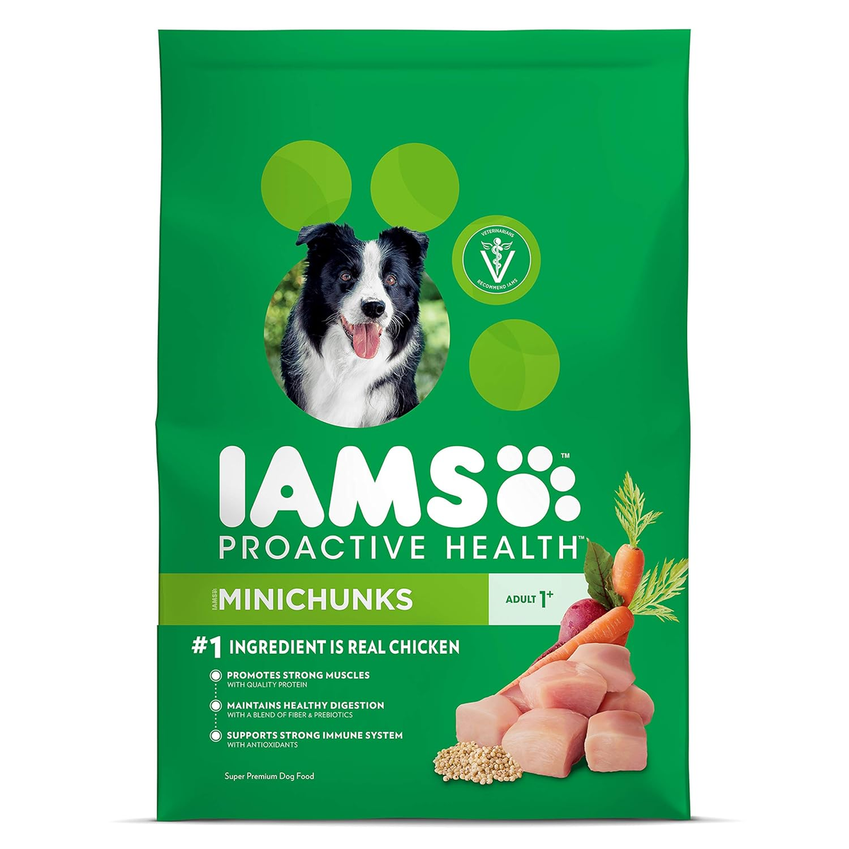 IAMS Proactive Health Minichunks Adult Dry Dog Food with Real Chicken