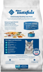 Blue Buffalo Tastefuls Adult Dry Cat Food Indoor Cat Formula, Made in the USA with Natural Ingredients, Salmon Recipe