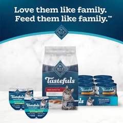Blue Buffalo Tastefuls Adult Dry Cat Food Indoor Cat Formula, Made in the USA with Natural Ingredients, Salmon Recipe