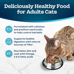 Blue Buffalo Tastefuls Hairball Control Natural Adult Dry Cat Food, Chicken