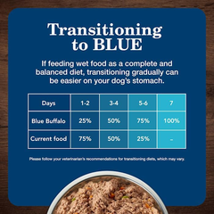 Blue Buffalo Homestyle Recipe Adult Wet Dog Food, Made with Natural Ingredients, Chicken and Beef Dinner Variety Pack