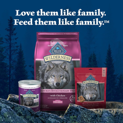 Blue Buffalo Wilderness Adult Small Breed Dry Dog Food Real Chicken with Natural Ingredients