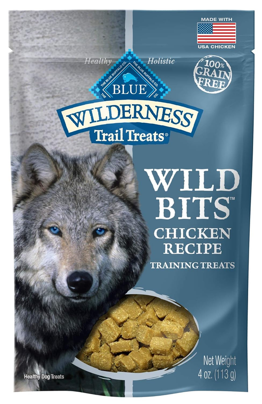 Blue Buffalo Wilderness Wild Bits Treat Chicken Food