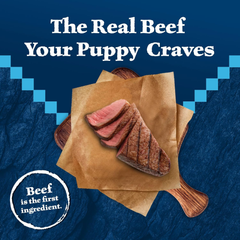 Blue Buffalo Wilderness High-Protein Rocky Mountain Recipe Dry Food for Puppies, Red Meat & Grains