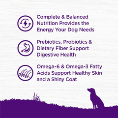 Wellness Complete Health Dry Dog Food, Wholesome Grains, Natural, Whitefish & Sweet Potato Recipe