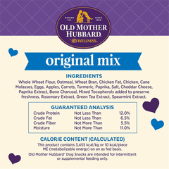 Old Mother Hubbard by Wellness Classic Original Mix Natural Dog Treats, Crunchy Oven-Baked Biscuits, Ideal for Training, Mini Size