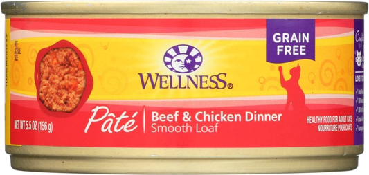 Wellness Canned Cat Food Beef & Chicken Recipe
