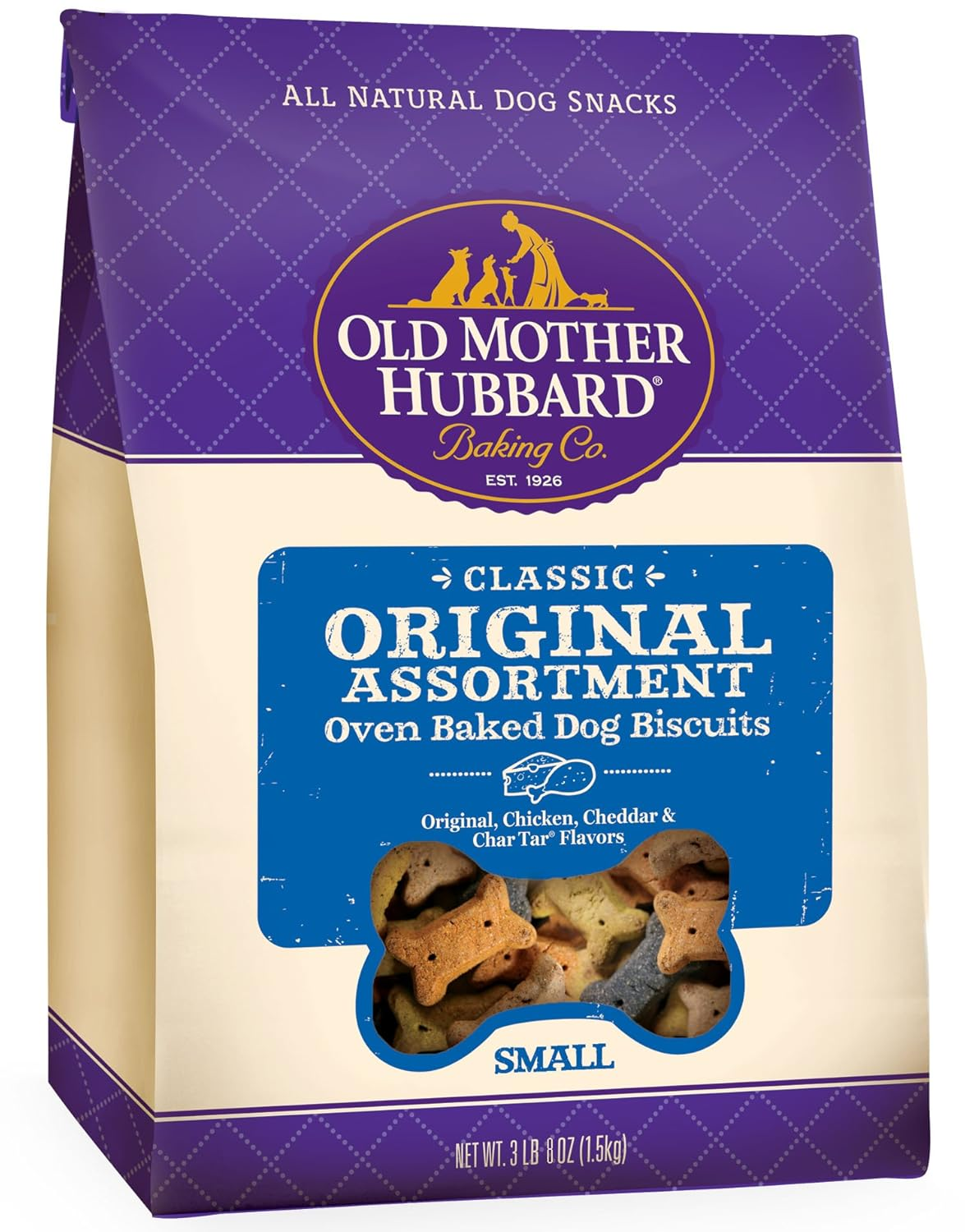 Old Mother Hubbard Natural Dog Treats Classic Original Assortment Crunchy Dog Treat Biscuits
