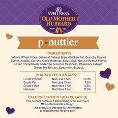 Wellness Old Mother Hubbard P-Nuttier Dog Biscuits, Natural, Training Treats, Peanut Butter Flavor, Mini Size