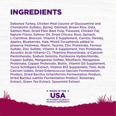 Wellness Complete Health Small Breed Dry Dog Food with Grains, Natural Ingredients, Made in USA with Real Turkey, For Dogs Up to 25 lbs (Adult, Healthy Weight Turkey & Rice)
