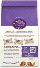 Wellness Old Mother Hubbard Liv'R'Crunch Dog Biscuits, Natural, Training Treats, Chicken Liver, Oats, Apples, Carrots, & Eggs Flavor, Mini Size