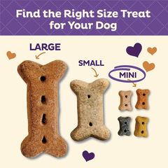 Old Mother Hubbard by Wellness Classic P-Nuttier Natural Dog Treats, Crunchy Oven-Baked Biscuits, Ideal for Training, Mini Size