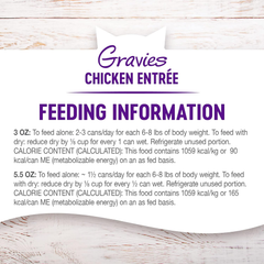 Wellness Complete Health Gravies Grain Free Chicken Dinner Wet Cat Food, Made with Real Chicken, Natural, Wholesome Nutrition