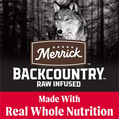 Merrick Backcountry Grain Free Dry Adult Dog Food Kibble With Freeze Dried Raw Pieces, Great Plains Red Recipe