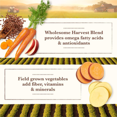 Whole Earth Farms Natural Grain Free Dry Kibble, Wholesome And Healthy Dog Food, Pork, Beef, And Lamb Recipe