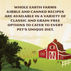 Whole Earth Farms Natural Grain Free Dry Kibble, Wholesome and Healthy Dog Food, Chicken and Turkey Recipe