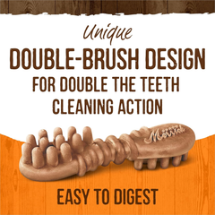 Merrick Fresh Kisses Natural Dental Chews, Treats Infused With Pumpkin and Cinnamon For Medium Dogs 25-50 Lbs